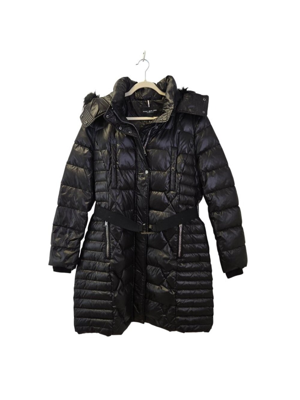 Marc New York Andrew Marc Down Filled Belted Puffer Coat Size XL